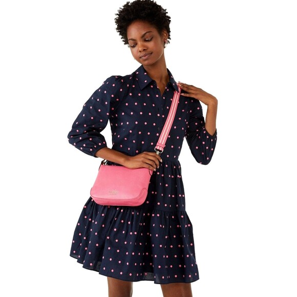 New Kate Spade Rosie Small Crossbody Pebbled Leather Tropical Pink - Picture 4 of 4